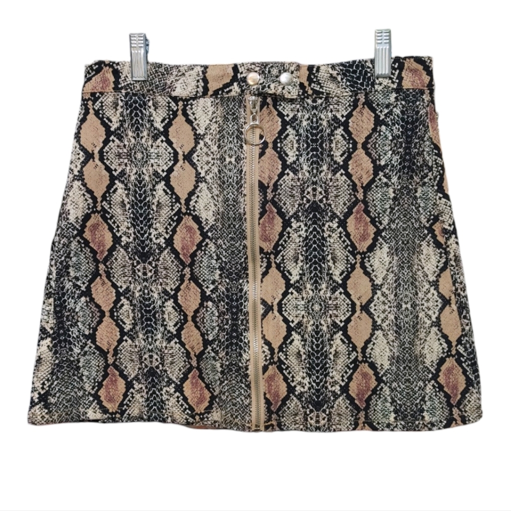 Altard State Snakeskin Python Print Zip Front Min… - image 8